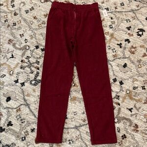 Frank & Eileen Kids Red Corduroy Leggings